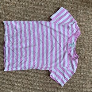 Striped stretchy f21 tee